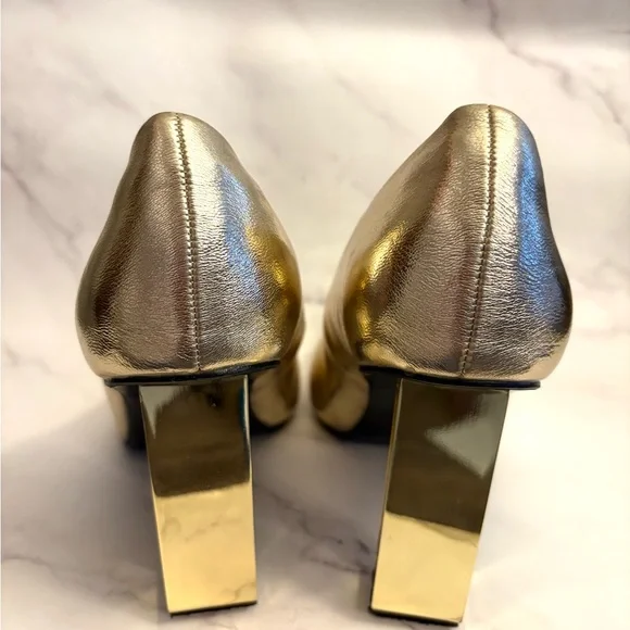 Ninety Union Pandora Pump Gold New - Picture 3 of 5